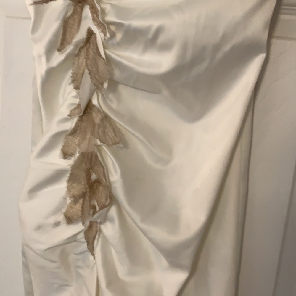 Faviana One Shoulder Flower Dress - Picture 4 of 9